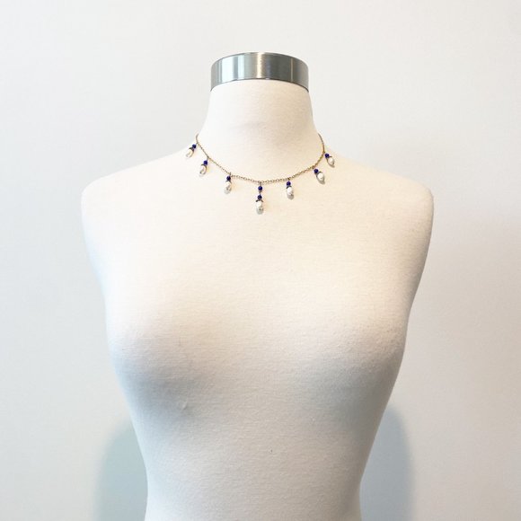 604 Collection of Seven Bead Necklaces with Lapis Lazuli - Picture 4 of 10